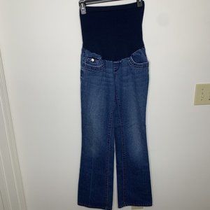 Oh Baby By Motherhood Womens M Blue Denim Maternity Jeans